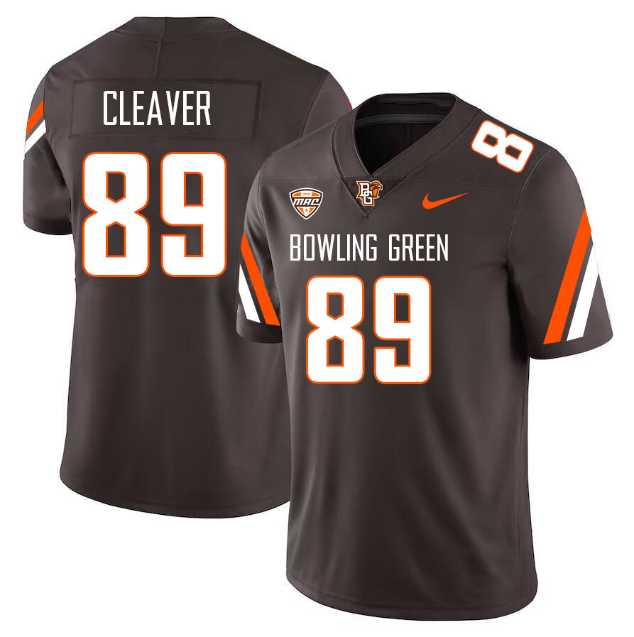 Bowling Green Falcons #89 Blane Cleaver College Football Jerseys Stitched-Brown